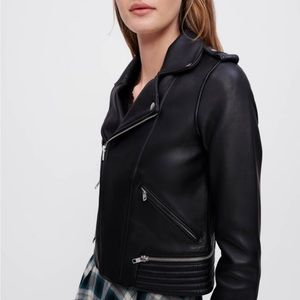Maje Leather Biker Jacket